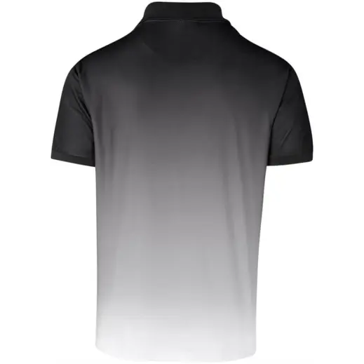 Mens Dakota Golf Shirt Charcoal Back